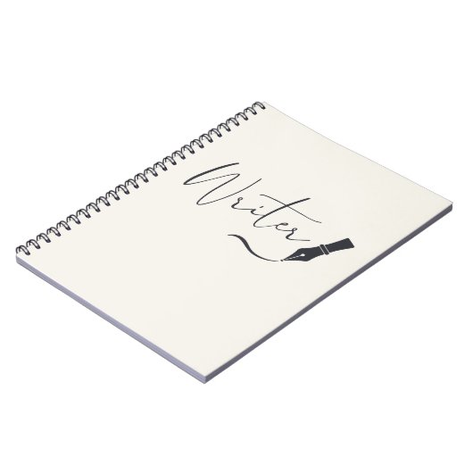 Writer Fountain Pen Script Notebook ノートブック (左側)