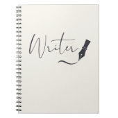 Writer Fountain Pen Script Notebook ノートブック (正面)