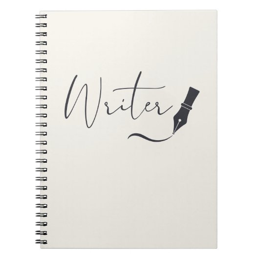 Writer Fountain Pen Script Notebook ノートブック (正面)