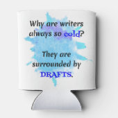 Writer Joke英語先生おもしろいギフト 缶クーラー (裏面)