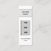 Writer or Author Mini Bookmark For Promotions スキニー名刺 (正面)