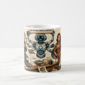 Writer’s Desk AI Superhero Coffee -  コーヒーマグカップ (中央)