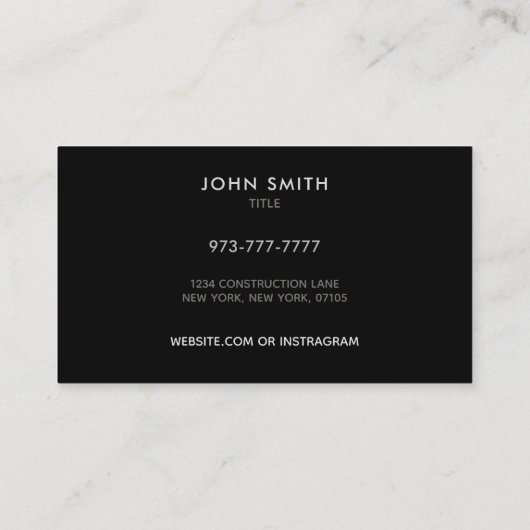 Writer Slogans名刺 名刺 (裏面)