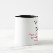 Writer's Block：あなたの想像上の友人の時 マグカップ (中央)