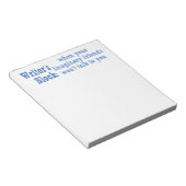 Writer's Block and Imaginary Friends ノートパッド (アングル)