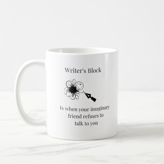 Writer's Block Mug NANOWRIMO コーヒーマグカップ (左)