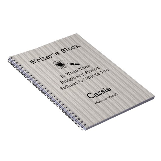 Writer's Block Notebook ノートブック (右側)