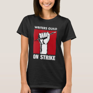 Writers Guild Of America On Strike Anti AI Chatbot Tシャツ
