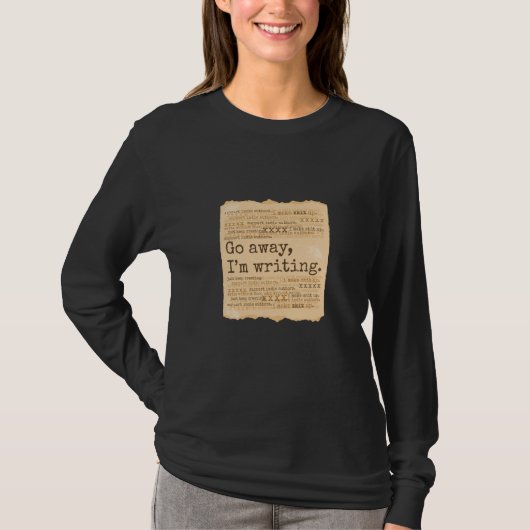 Writers Quotes Writing Tシャツ (正面)
