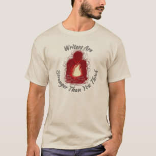 Writer's T-shirt – あなたよりも見知らぬ考え人 Tシャツ