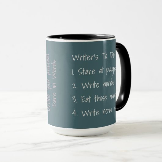 Writer's To Doリスト マグカップ (正面右)