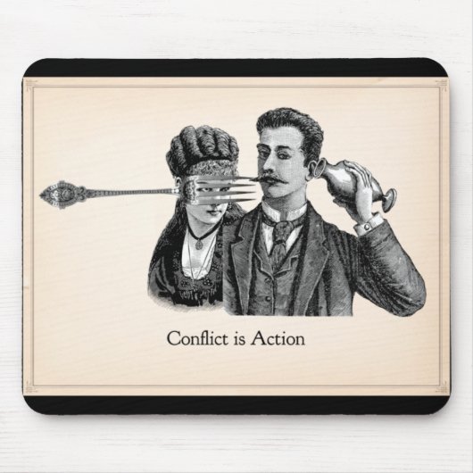 Writewellアカデミーの対立は行為のマウスパッドです マウスパッド (正面)