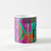 "Writing Big Checks" abstract art coffee mug コーヒーマグカップ (中央)