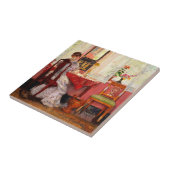 Writing by Gari Melchers, タイル (側面)