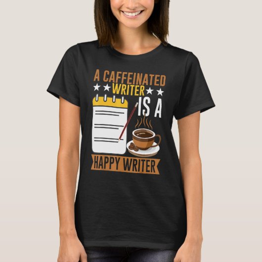 Writing For Authors And Writers 4 Tシャツ (正面)