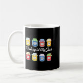 Writing is jam funny writer author english teacher コーヒーマグカップ (左)