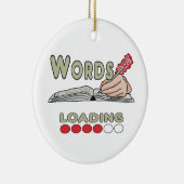 Writing Words セラミックオーナメント (右)