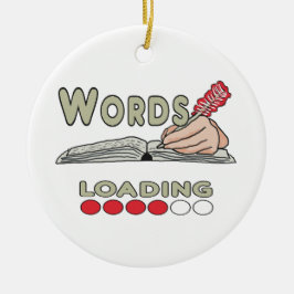 Writing Words セラミックオーナメント