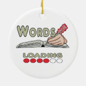 Writing Words セラミックオーナメント (裏面)