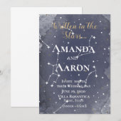 Written in the Stars 招待状 (正面/裏面)