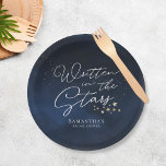 Written in the Stars Bridal Shower ペーパープレート<br><div class="desc">Written in the Stars Bridal Shower Paper Plates</div>