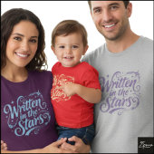 Written In The Stars Grunge Script Tシャツ