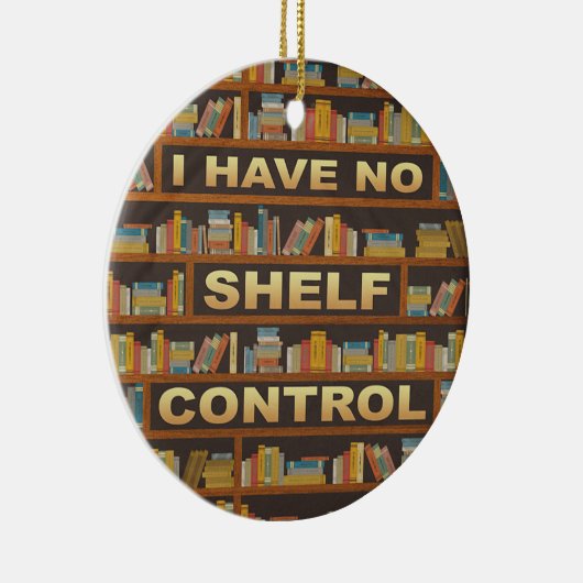 Writterリーダーブック私はシェルフ制御の恋人を持っていない セラミックオーナメント (右)
