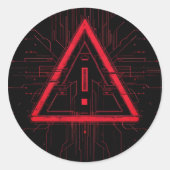 Wrong error ラウンドシール (正面)