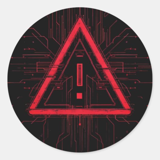 Wrong error ラウンドシール (正面)