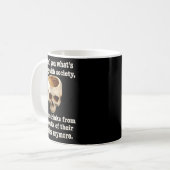 Wrong With Society - Don't Drink From Enemy Skulls コーヒーマグカップ (正面左)
