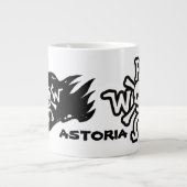 WRWの旗のマグ ジャンボコーヒーマグカップ (正面)