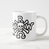 WRWの旗のマグ ジャンボコーヒーマグカップ (右)