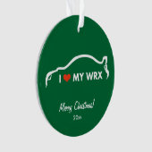 WRXラブスバルWRXインプレザSTIオーナメント オーナメント (正面)