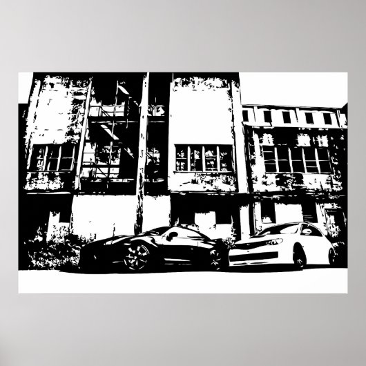 WRX Impreza Stiとのスカイライン ポスター (正面)