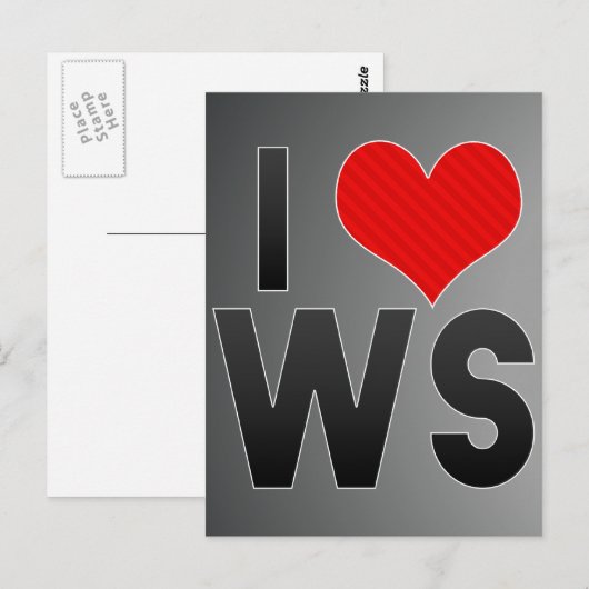WSが好き ポストカード (正面/裏面)