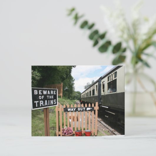 WS鉄道Crowcombe Heathfield駅 ポストカード (スタンド正面)