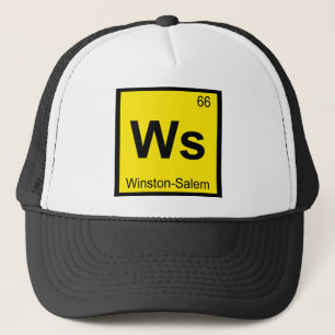 Ws - ウィンストン・セーラム ノースカロライナ州 化学記号 キャップ