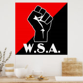 WSAの最初のロゴ ポスター (キッチン)