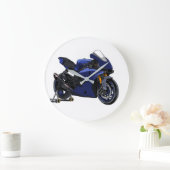 WSBK Yamaha ラージ壁時計 (ホーム)