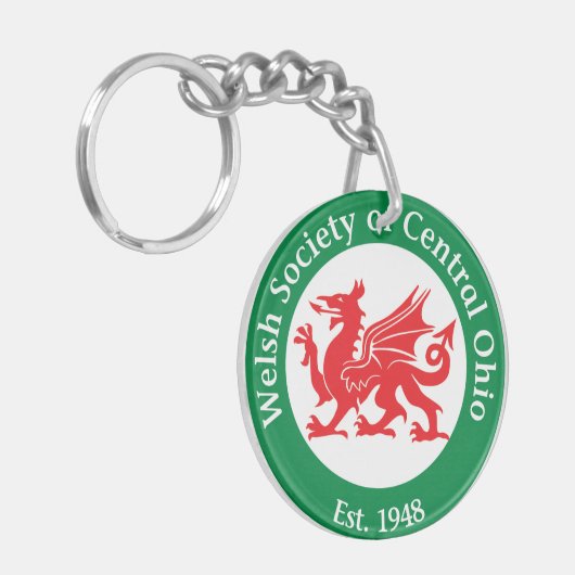 WSCOのロゴKeychain キーホルダー (正面左)