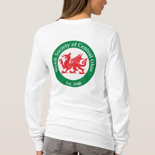 WSCOの前部及び背部によって印刷されるロゴのワイシャツ Tシャツ (裏面)