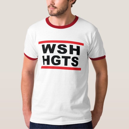 WSH HGTSヒップホップ Tシャツ (正面)