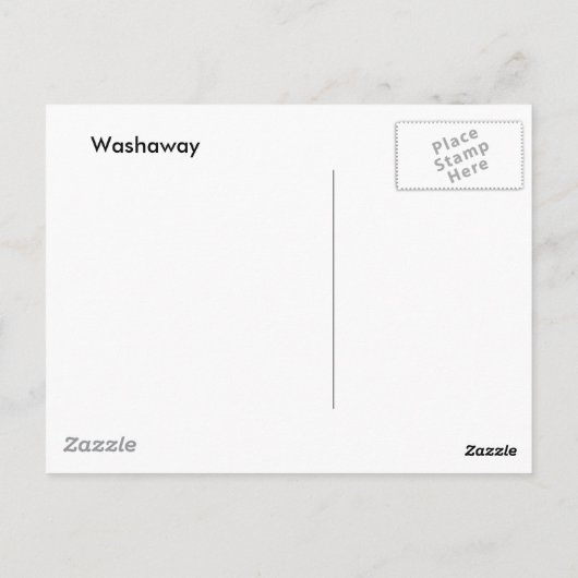 Wshawayはがき ポストカード (裏面)