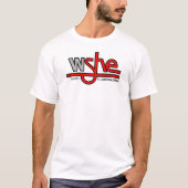 WSHE 103.5 FMヴィンテージスタイルの淡い色  Tシャツ (正面)