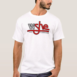 WSHE 103.5 FMヴィンテージスタイルの淡い色  Tシャツ