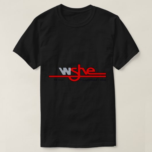 WSHE FM 103.5 Ft.LauderdaleMiami Classic T-Shirt Tシャツ (デザイン正面)