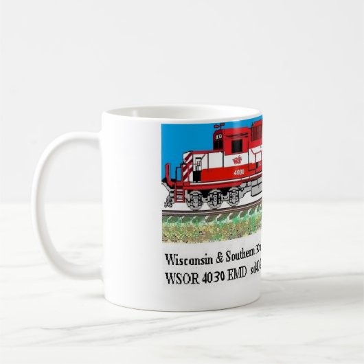 WSOR 4030のクラシックで白いマグ コーヒーマグカップ (左)