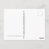 WTCにおける眼球の息をのむような画像 ポストカード (裏面)