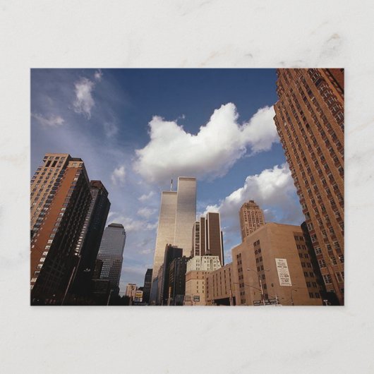 WTCツインタワーNYCのポストカードリフレクション画像 ポストカード (正面)