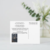 WTC6 40%透明画像、ポストカードバック ポストカード (スタンド正面)